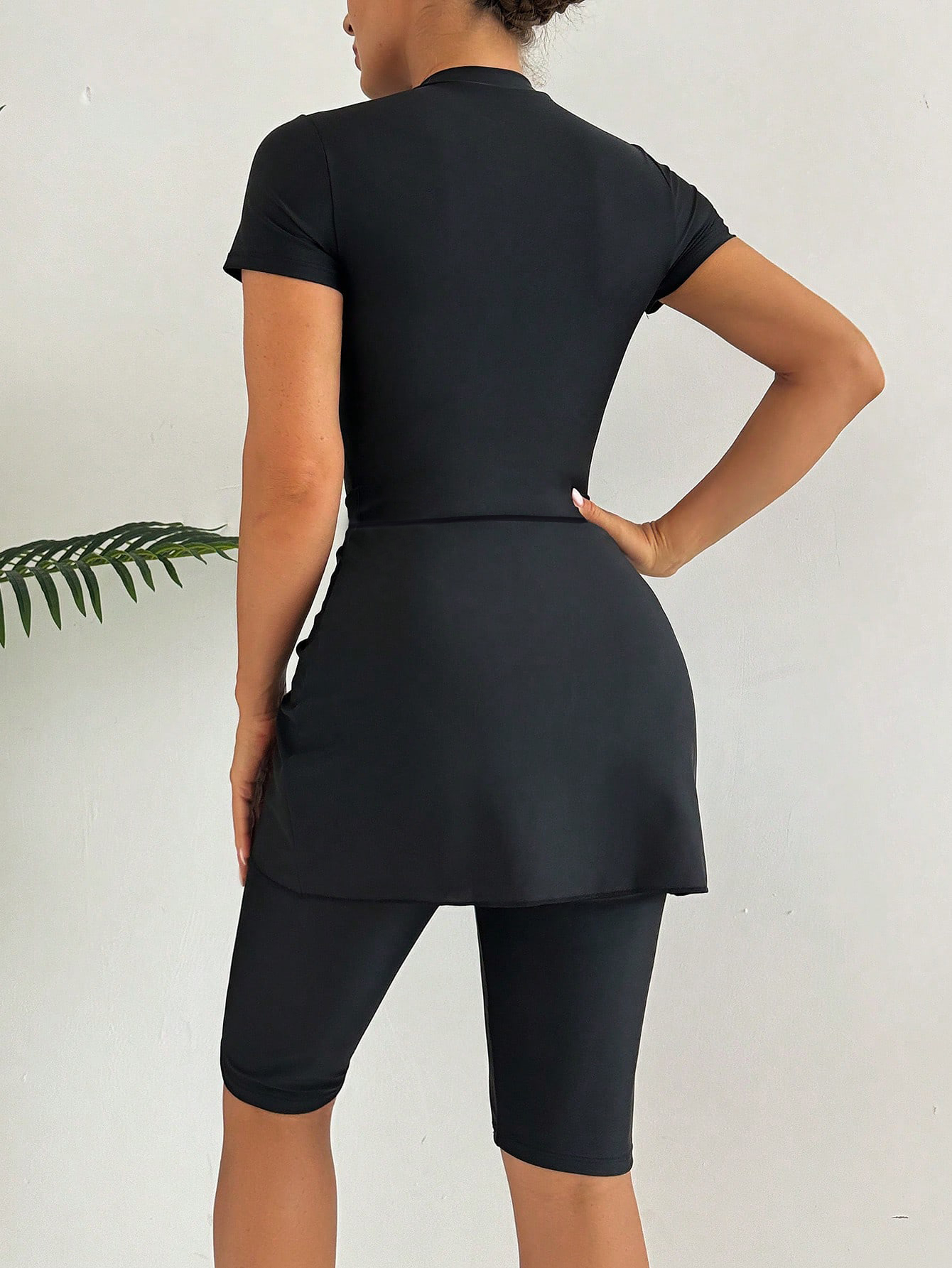 3 pièces/ensemble été plage modeste Burkinis Femmes maillots de bain musulmans femmes islamiques maillot de bain à manches courtes