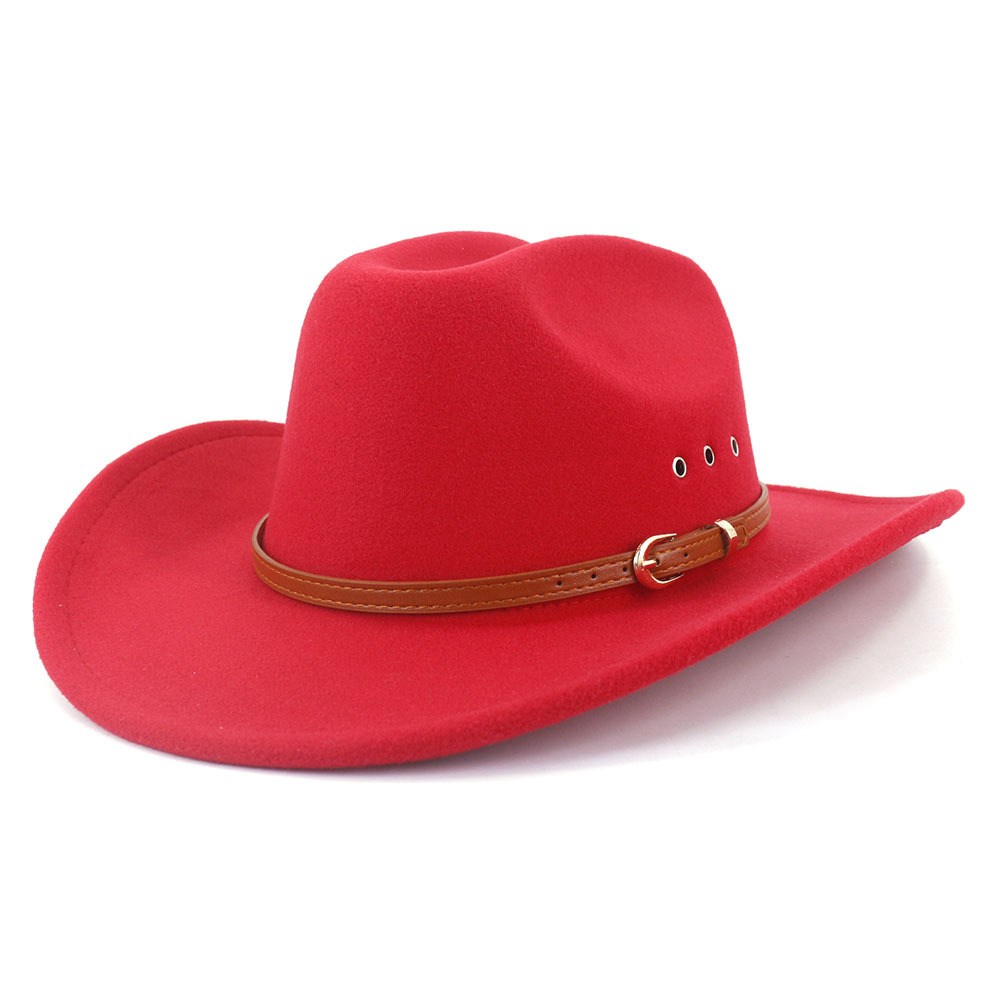 Chapeau de Cowboy occidental pour hommes, Vintage, fascinateur, fête de mariage, laine crème, Fedoras à large bord, luxe élégant, chapeaux de Cowgirl pour femmes