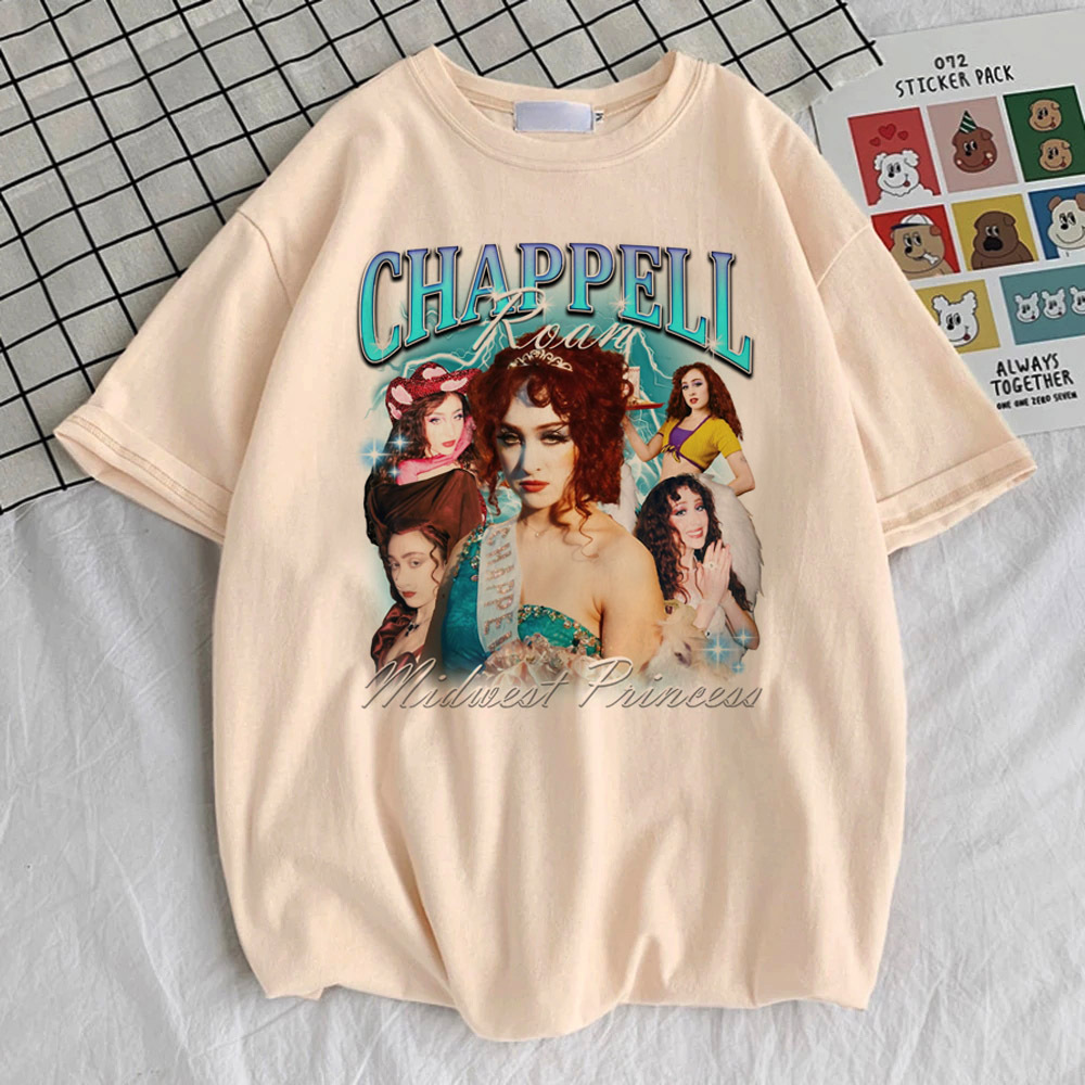 Chappell Roan t-shirt fille à la mode vêtements coréens esthétique harajuku Y2k Punk chemise kawaii psychédélique Grunge rétro années 2000
