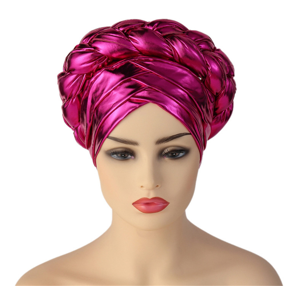 Croix front africain Turban casquette mode femmes bandeau chapeau musulman