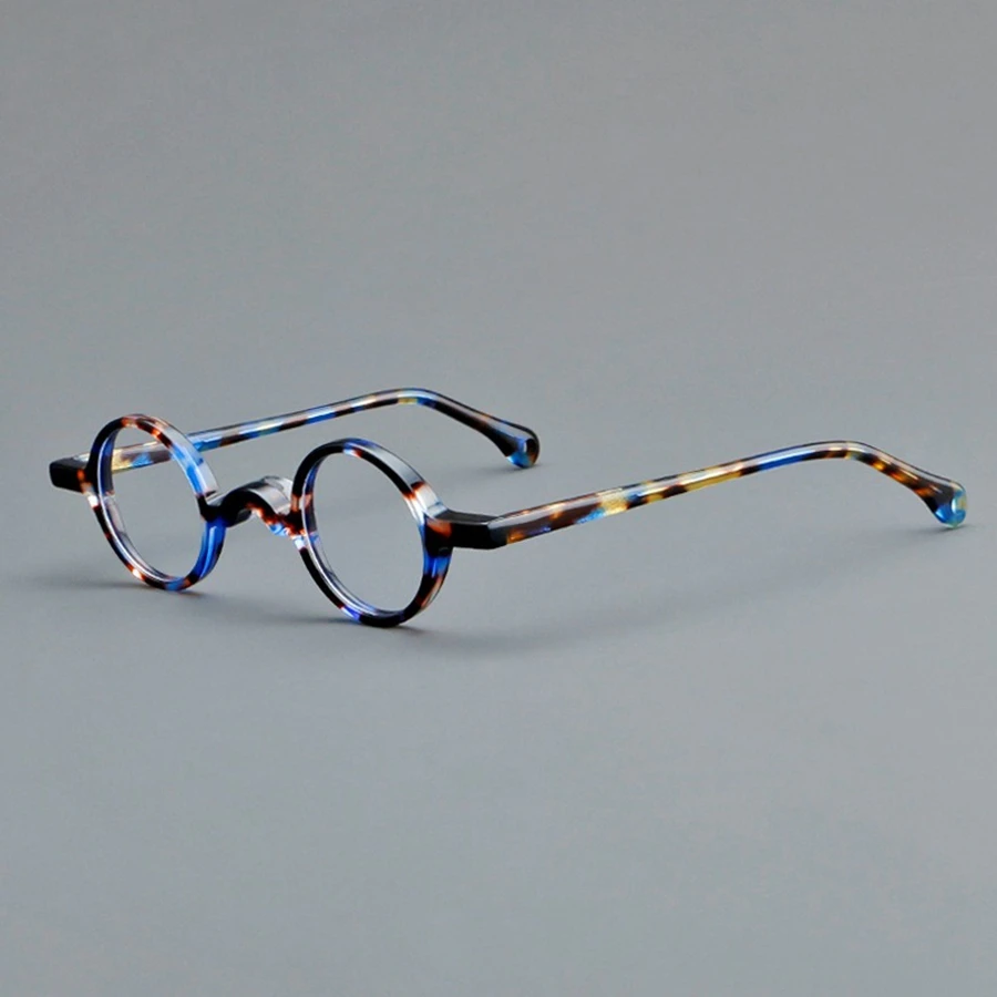 Lunettes de style anti-lumière bleue pour hommes et femmes, monture de lunettes vintage, lentille transparente, marque de créateur, acétate féminin