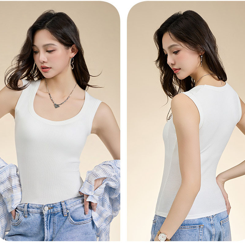 Camisole sans manches avec bonnet pour femmes, vêtements d'extérieur respirants à épaules larges, gilet d'intérieur avec soutien-gorge intégré, 40-75kg, S-XL