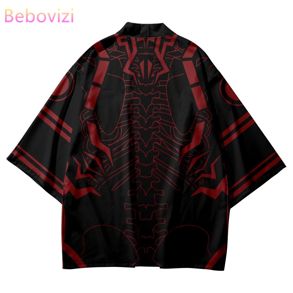 Kimono à Imprimé de Modules de Mode Japonaise pour Homme et Femme, Cardigan de Plage Décontracté, Cosplay Haori, Vêtements Asiatiques, Grande Taille