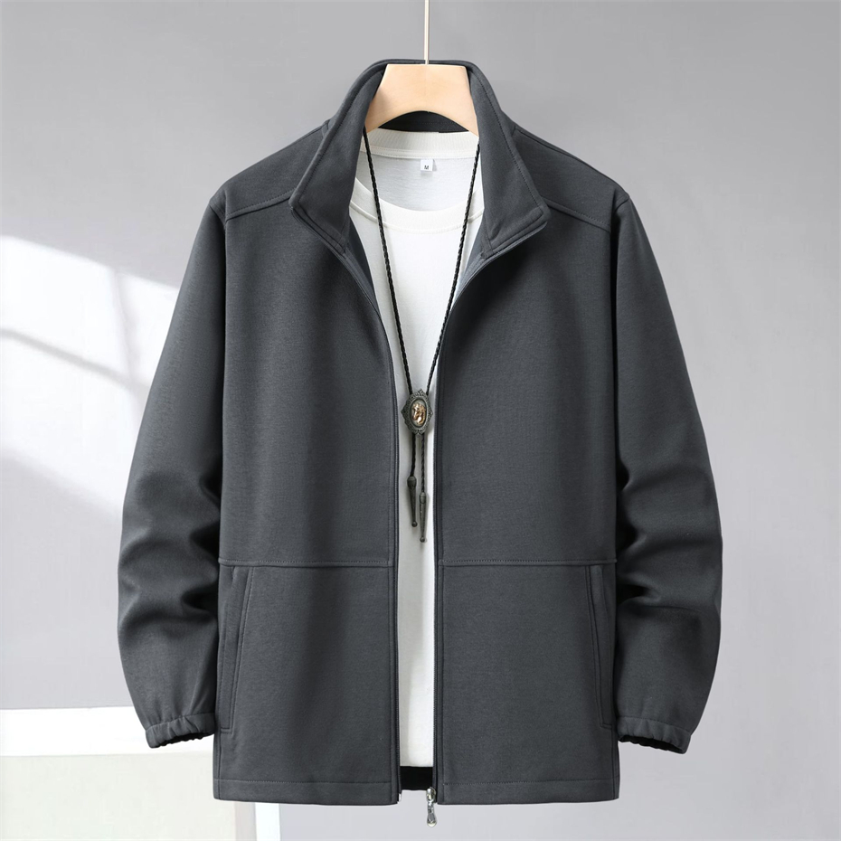 Veste à col montant pour hommes, manteau de printemps et d'automne, vestes décontractées pour hommes, grande taille, 10XL, 12XL