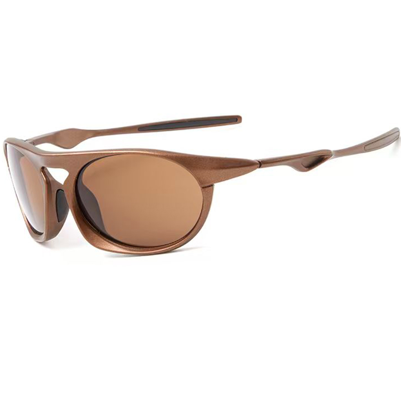 Lunettes de soleil rondes pour hommes et femmes, unisexes, pour la pêche en plein air, la conduite, design de marque, verres miroirs, protection UV400.