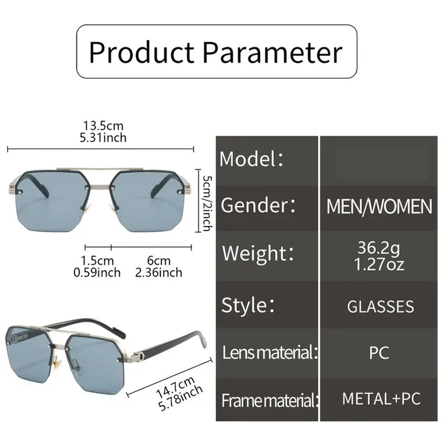 Lunettes de soleil classiques noires à grandes nuances carrées pour femmes et hommes, lunettes de soleil à la mode avec Protection Uv