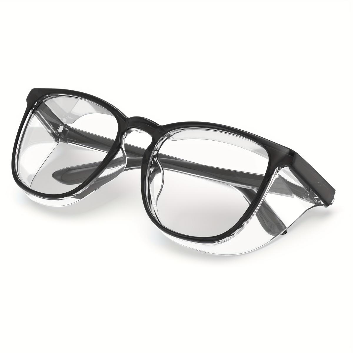 1 paire de lunettes de sécurité élégantes, transparentes, Anti-buée, anti-rayures, anti-bleu, accessoires pour hommes et femmes