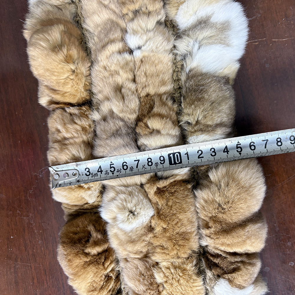 Nouveau extérieur épais double face à volants longue écharpe Rex lapin fourrure écharpe femmes hiver chaud véritable rex lapin fourrure col foulards