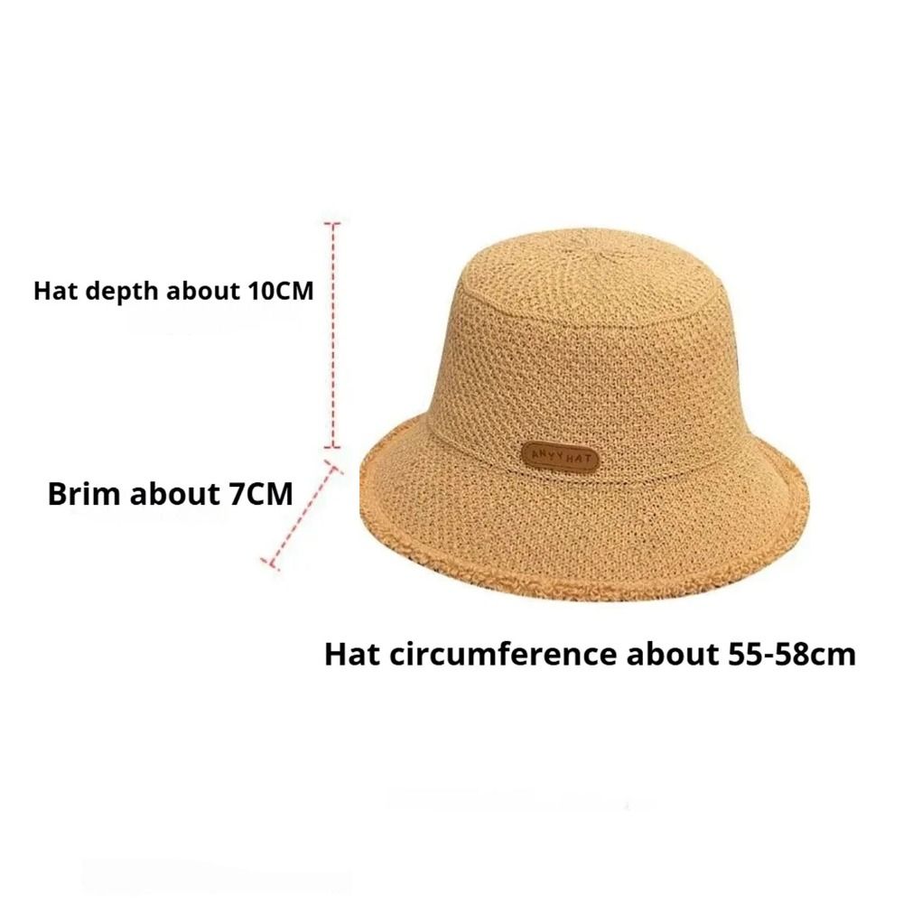 Chapeau de pêcheur pliable tendance, léger, à large bord, en paille Panama, protection UV, chapeau de soleil de plage