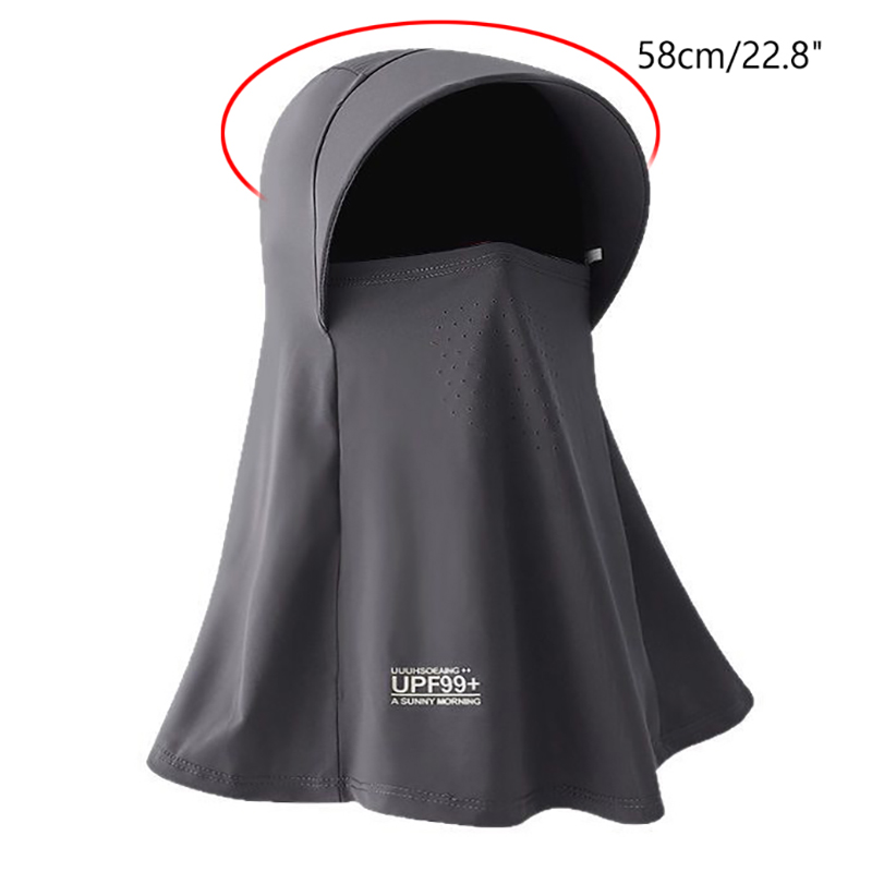 1 pièce Écharpe de cou pour femme, protection UV, pour l'été, couvre-chapeau, couvre-tête, protection solaire, pour activités de plein air, cyclisme, alpinisme