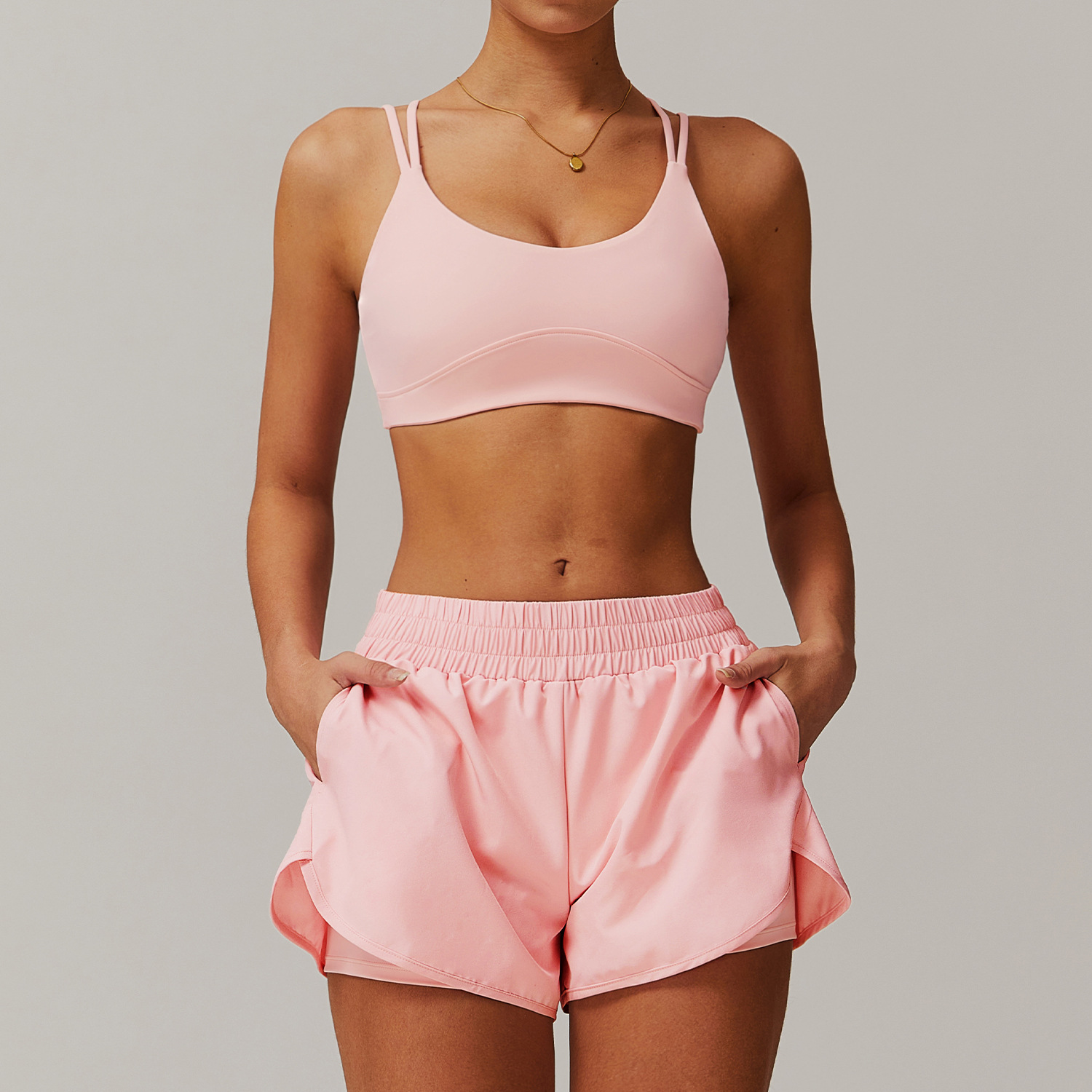 2 pièces vêtements de sport décontractés femmes Yoga costume Fitness vêtements ensemble de gymnastique femmes jambières d'exercices femme sport ensemble de soutien-gorge
