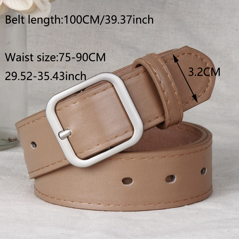 Ceinture pour pantalon femme, ceintures de créateur décontractées et tendance pour femme, ceinture noire, marron, blanche pour jeans, ceinture de taille féminine, sangle BF20