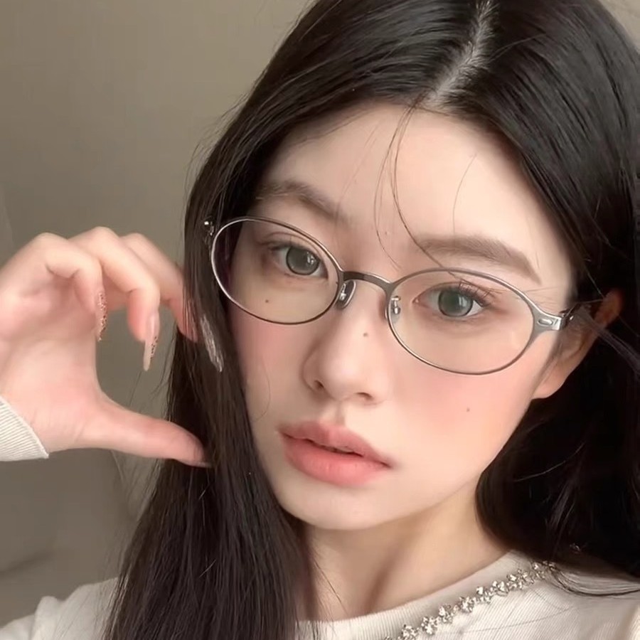 Nouvelles lunettes de myopie ovales pour hommes et femmes, monture en métal, lunettes de vue rondes -1.0 -2.5 -2.0 -1.5 -3.0