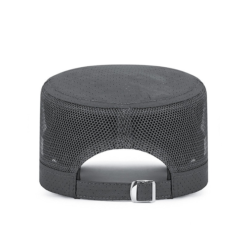 Chapeaux militaires pour hommes et femmes, casquette plate, séchage rapide, printemps, été, crème solaire, maille respirante fine, chapeau de pêche en plein air, nouveau