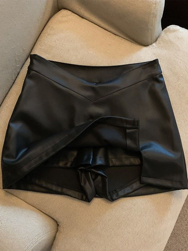 MMobTemperament-Mini jupes taille haute pour femmes, Streetwear chic, Simple, Slim, Sexy, Populaire, Hotsweet, All-Match, Loisirs, Printemps