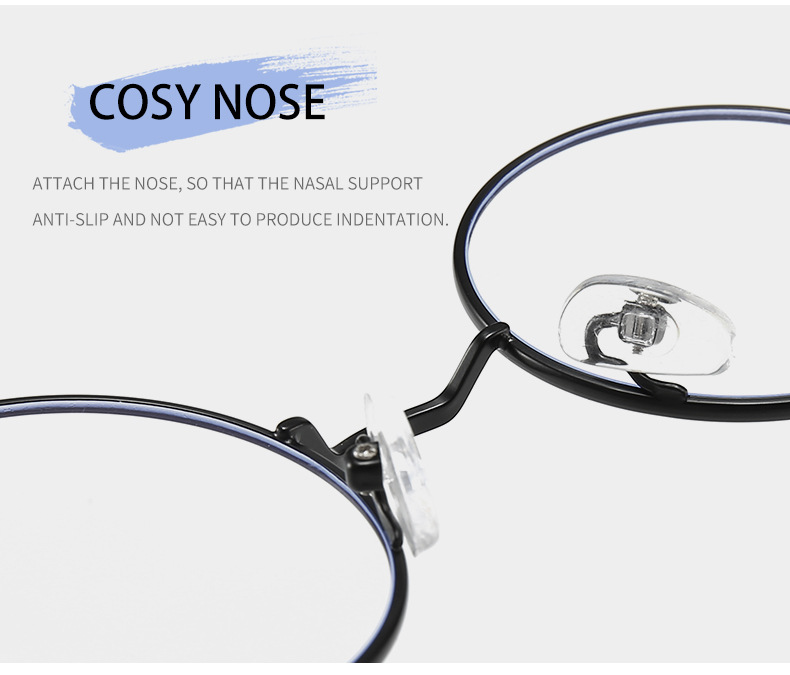 Lunettes d'ordinateur de jeu rétro Vintage pour femmes et hommes, monture métallique Anti-lumière bleue, verres transparents, cercle rond