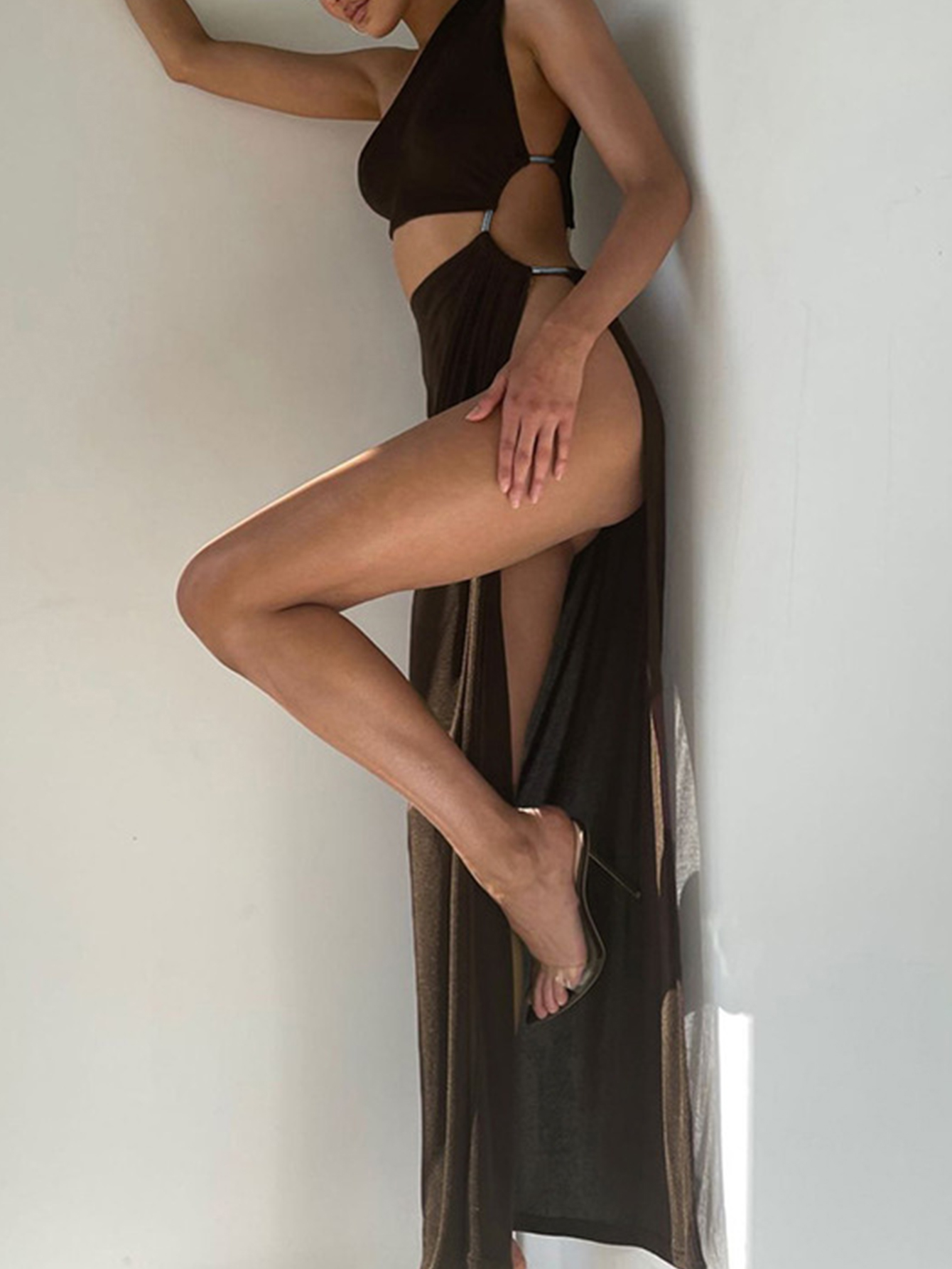 Robe longue d'été sexy dos nu pour femme, robe de soirée moulante ajourée pour club et anniversaire, vêtements féminins, robes de soirée longues, Vestido