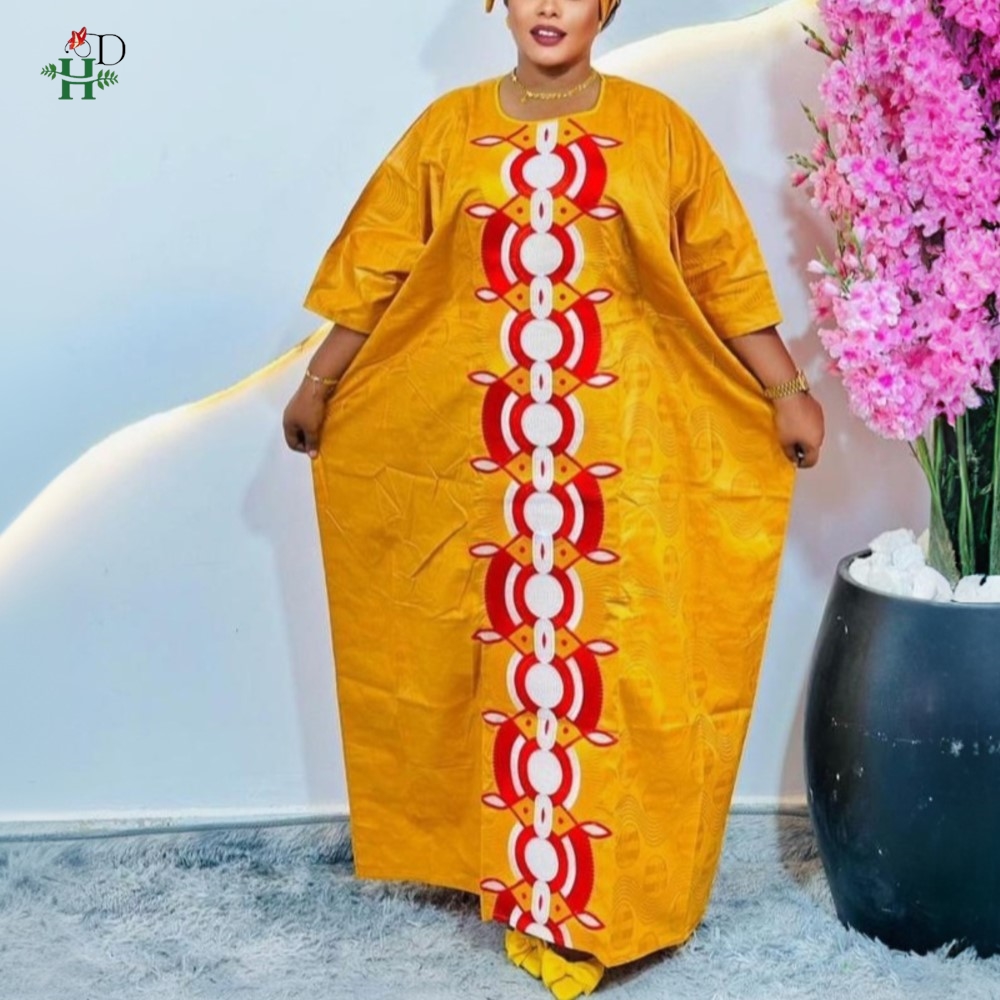 H&D 2026 Nouvelles robes africaines pour femme, robes turques, abayas de luxe élégantes de Dubaï, tenue traditionnelle nigériane brodée