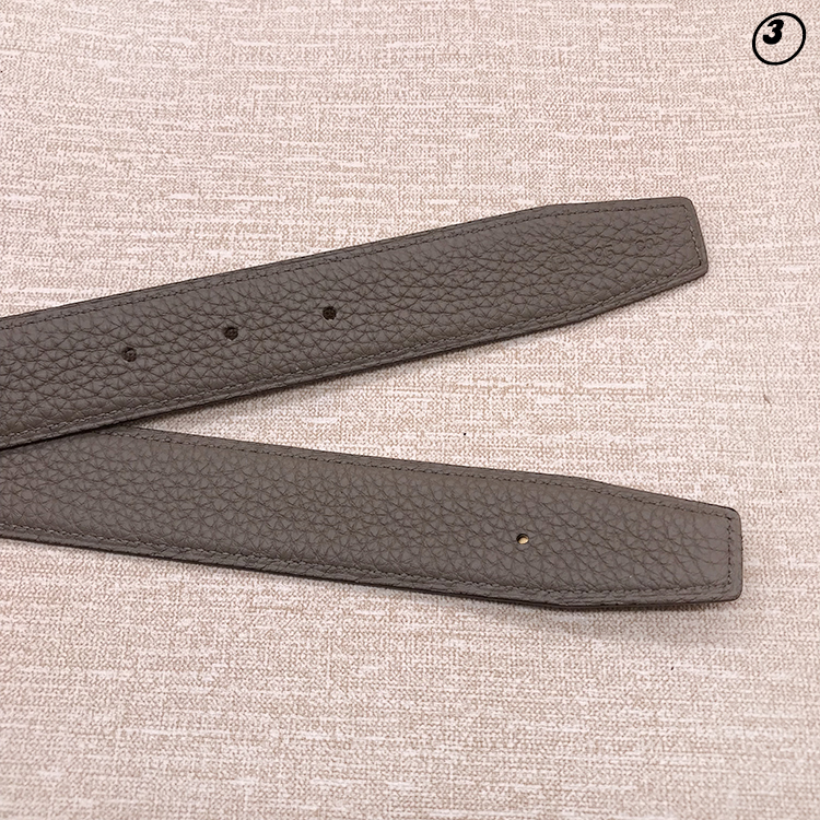 2026 sans boucle nouveau design 3.2 cm haute qualité hommes femmes togo bracelet en cuir véritable pantalon première couche ceinture