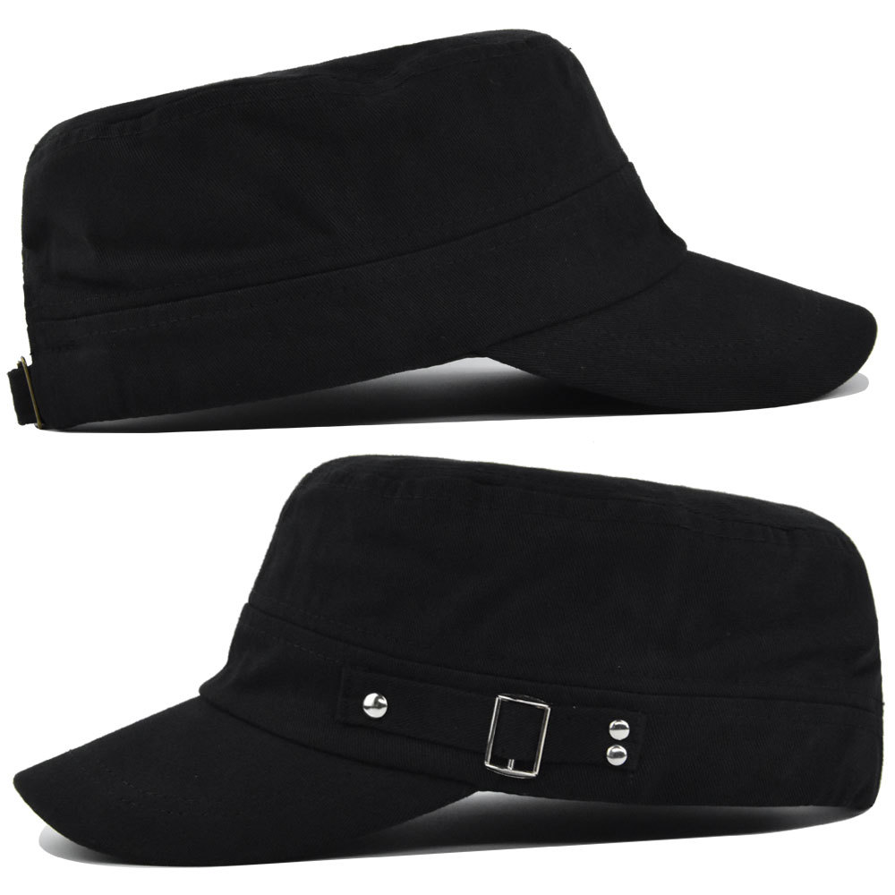 Chapeau militaire plat pour hommes, Simple et polyvalent, chapeau d'âge moyen, langue de canard, décontracté, mode, nouveau Style, printemps et automne