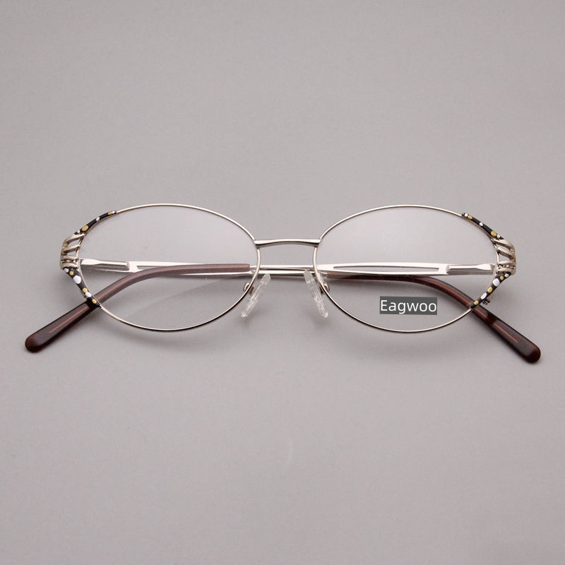 Lunettes en alliage métallique, monture optique à jante complète, Prescription pour femmes, lunettes de lecture élégantes pour myopie
