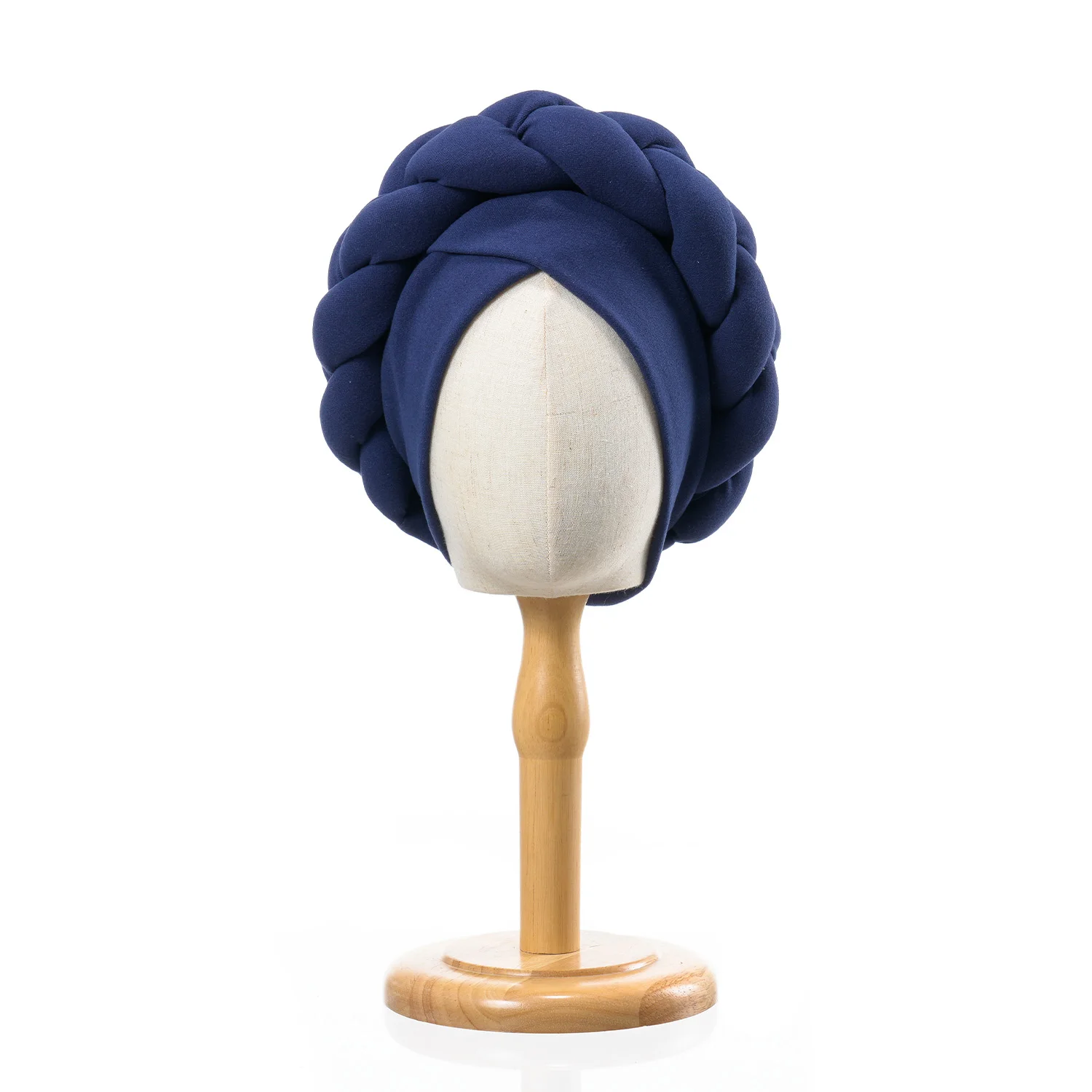 Casquette Turban tressée exagérée pour femmes, couvre-chef de fête de mariage africaine, Bonnets, bandeau, casquette Hijab, nouvelle collection