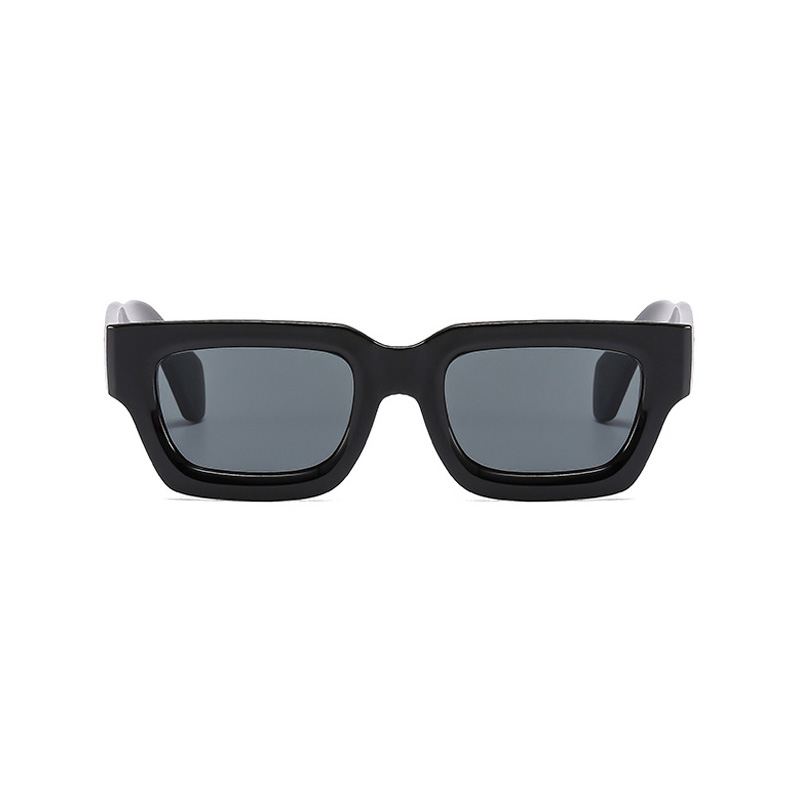 SHONEMES lunettes de soleil carrées élégantes hommes femmes monture épaisse nuances extérieur UV400 lunettes de soleil marron noir Orange pour unisexe