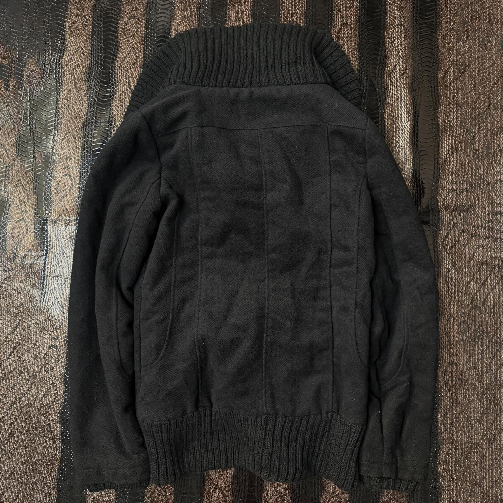 Veste en laine mélangée pour femmes, col châle en grosse maille, fermeture éclair, boutons décoratifs, manteau chaud avec poches, vêtement d'extérieur, streetwear, veste d'automne-hiver.