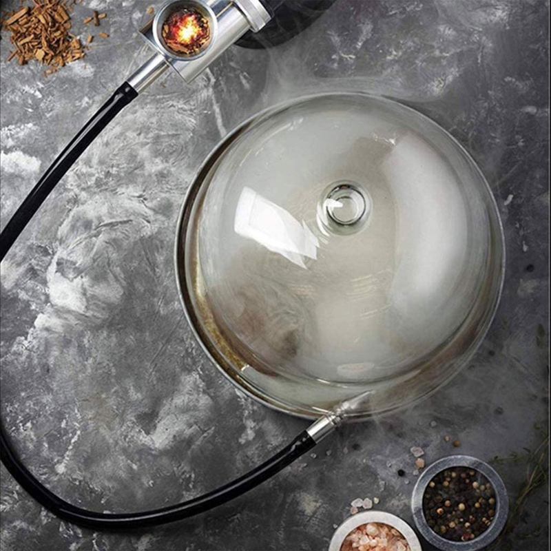 Couvercles dôme Cloche pour fumer, pour assiettes, bols verres, pistolets fumeur, couvercles pour fumer G5AB