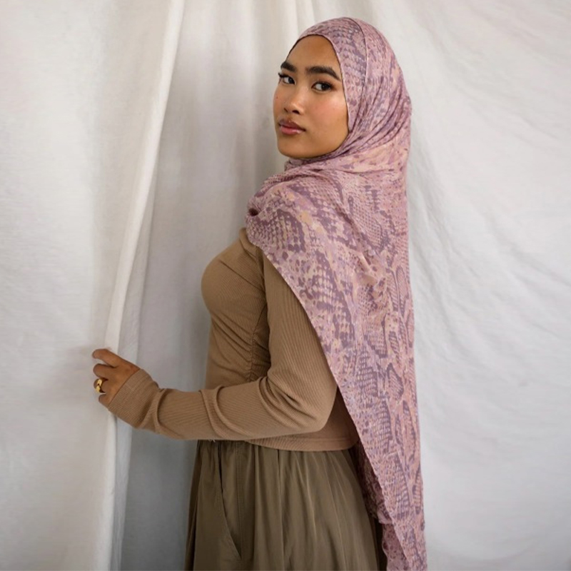 Hijabs bohème imprimé cerf pour femmes, châle aquarelle, doux, musulman, foulard en coton Modal, Ramanda, cadeau du nouvel an 2026