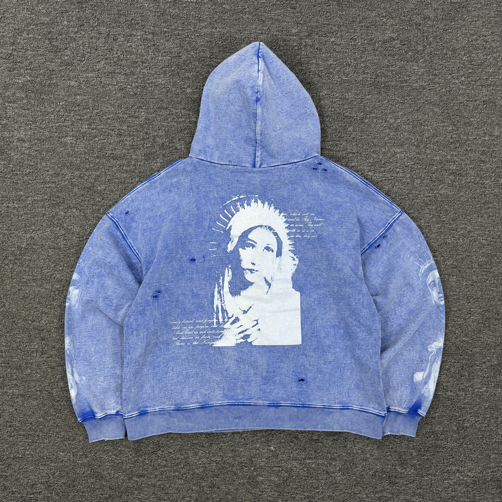 Yao mode Streetwear surdimensionné décontracté coton à capuche Vintage sweat de luxe rétro haute rue Y2k sweats à capuche pour hommes unisexe