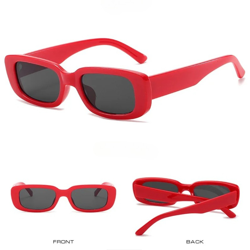 Lunettes de soleil carrées pour femmes, monture en plastique, dégradées, tendance, de marque, protection UV400