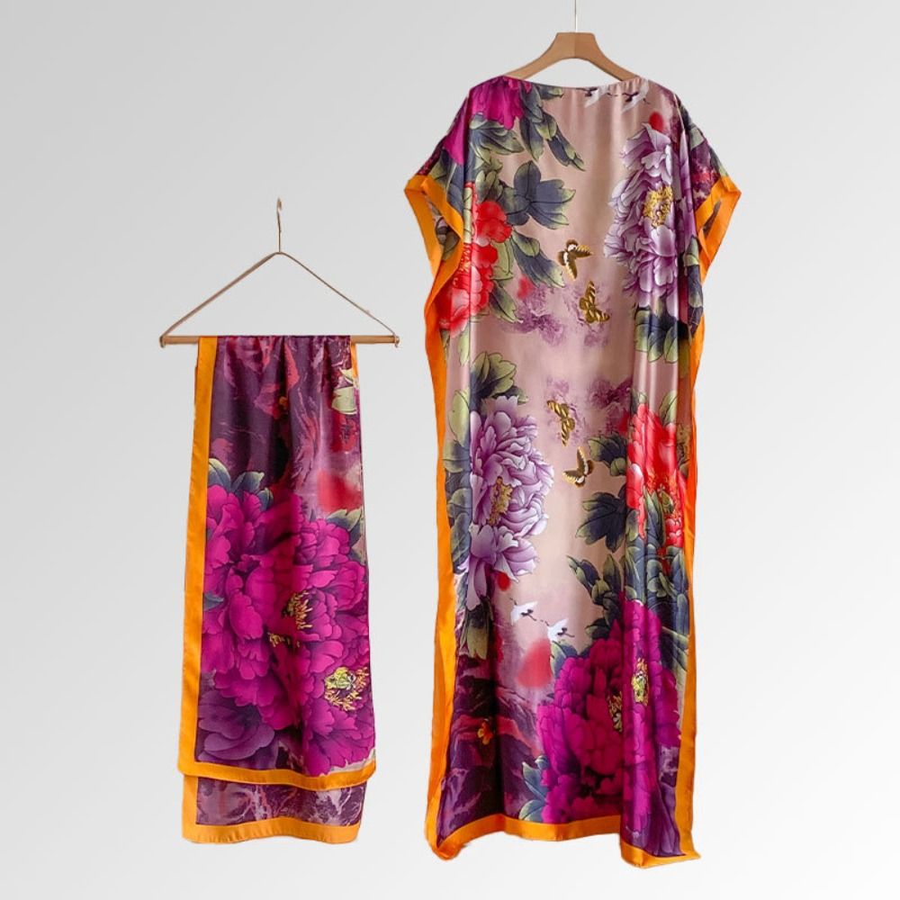 Nouvelle écharpe pour femme à motif floral, papillon, paon, décontractée, douce, imprimée, cape, châle, accessoires de mode élégants, cape, châle, écharpe pour femme