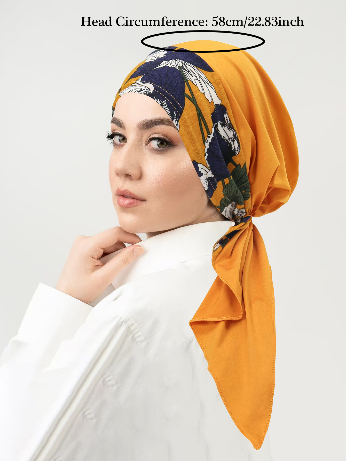 Nouvelle impression musulmane Hijabs femmes doux Strech Turban casquette bandeau Cancer Bandanna casquette chimio perte de cheveux couverture bonnet foulard