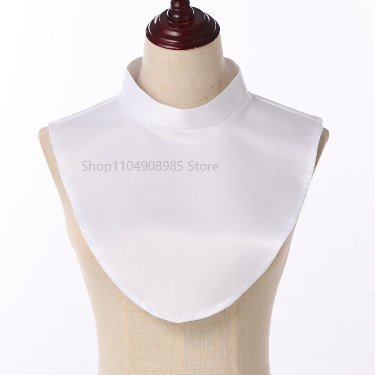 Collier de prêtre Cosplay médiéval rétro blanc, accessoires de Costume, vêtements intérieurs polyvalents, faux col