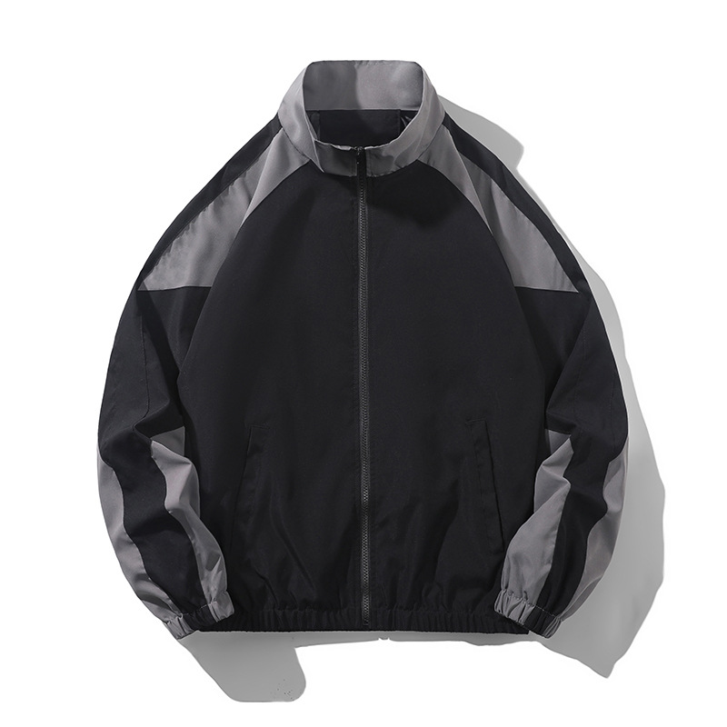 Veste de course pour hommes et femmes, édition printemps - Style streetwear hip-hop, patchwork coloré, veste de sport légère décontractée - Tailles européennes