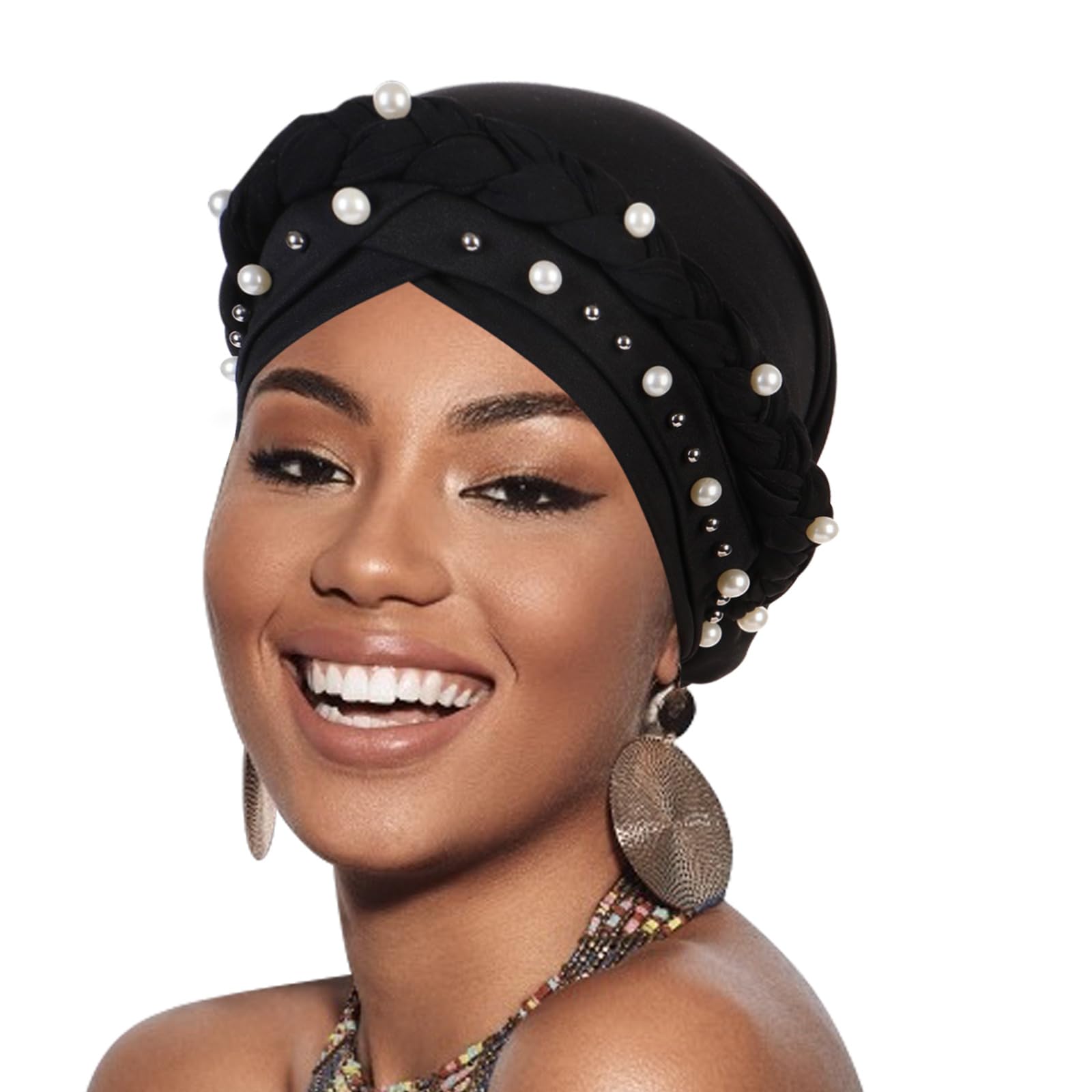 Turban Torsadé Pré-Attaché pour Femme, Hijab Africain, Bonnet, Écharpe, Cancer, Chimio, Sauna, Couvre-chef, Nouvelle Collection 2024