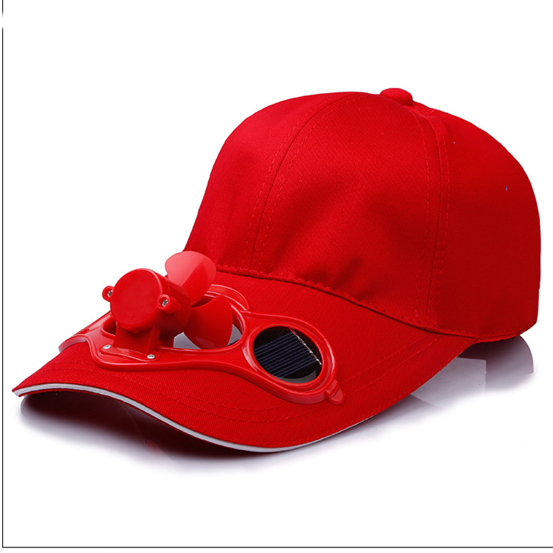 QBHAT été hommes femmes Sport en plein air Protection solaire casquette de Baseball avec énergie solaire ventilateur de refroidissement décontracté pare-soleil casquette