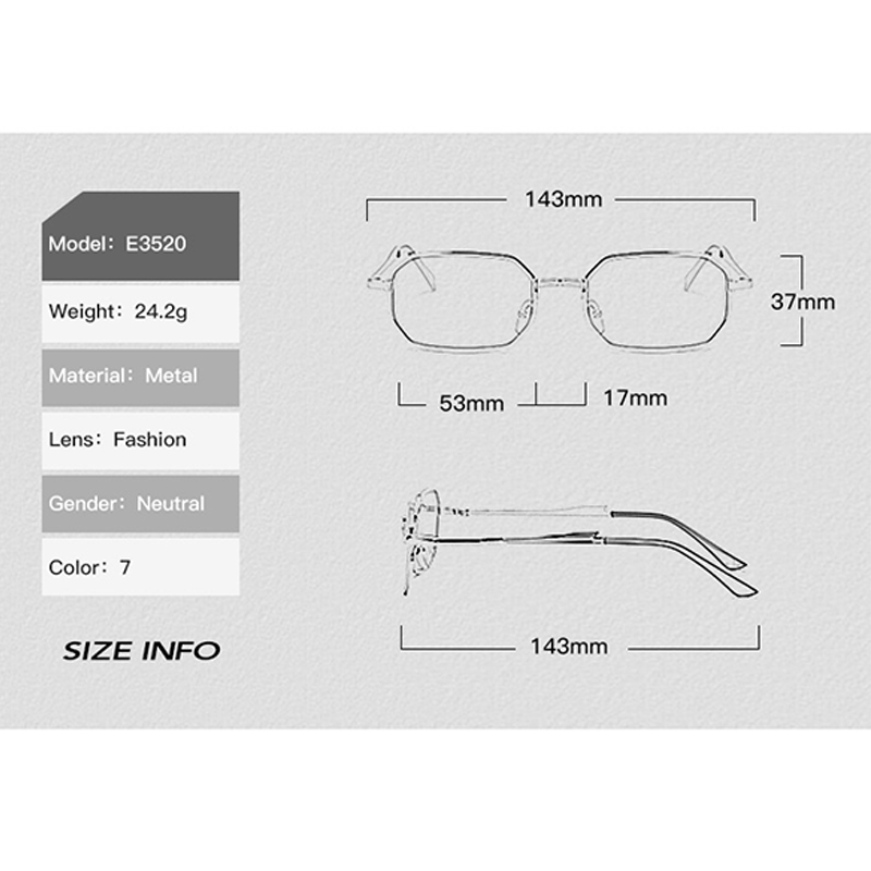 Lunettes de soleil étroites pour hommes, rectangulaires à la mode pour femmes, marque de luxe en métal, lunettes de soleil classiques