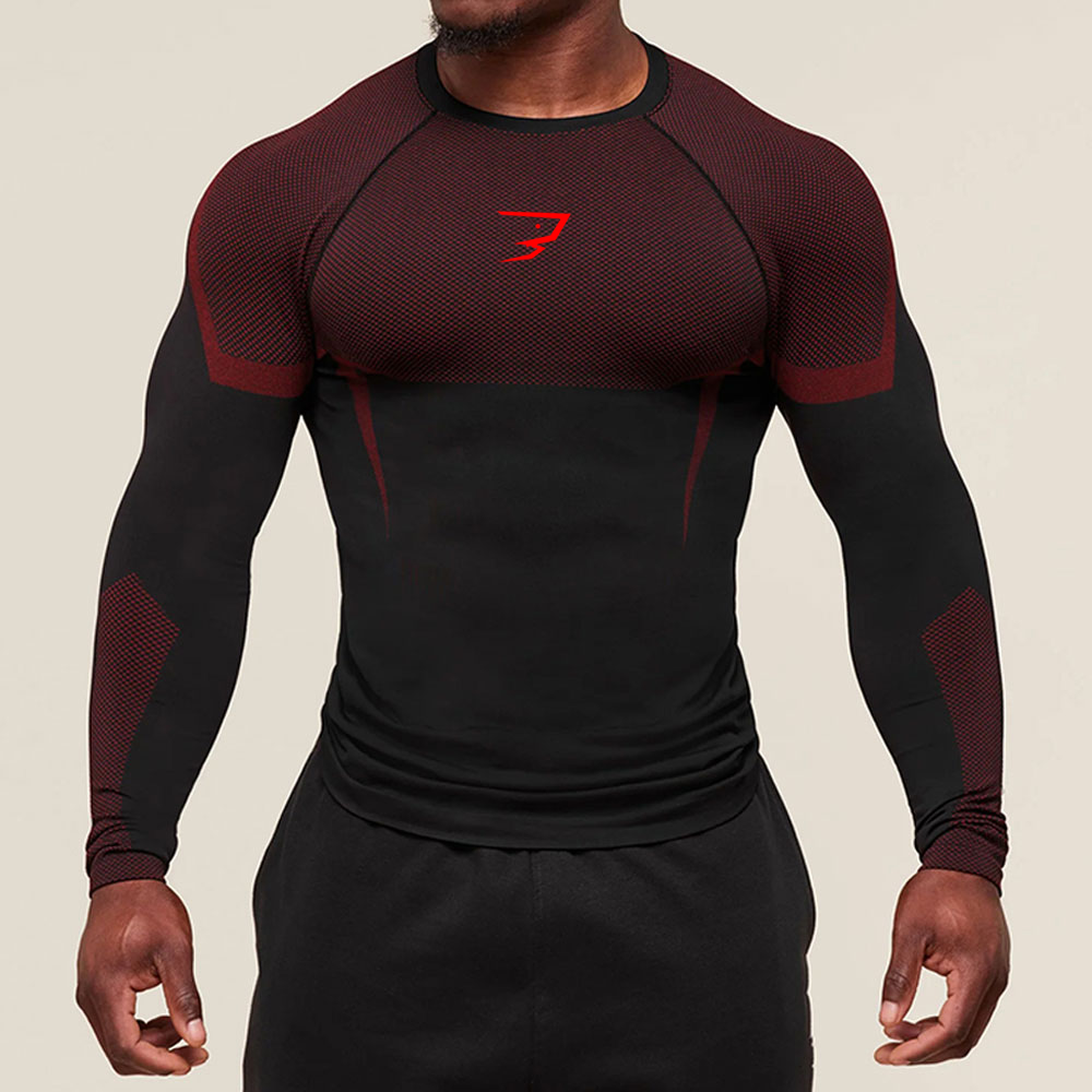 T-shirts pour hommes, t-shirts de course en plein air, hauts de sport pour la gym, vêtements de fitness respirants à séchage rapide, t-shirts d'entraînement ajustés