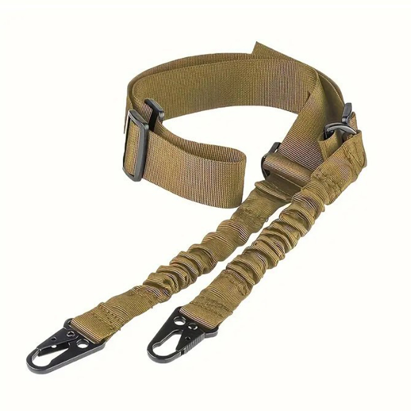 1 Pièce Sangle Tactique de Camouflage pour Hommes et Femmes, Harnais Tactique Monopoint d'Extérieur, Corde Tactique CS pour Arme, Corde de Sécurité Diagonale