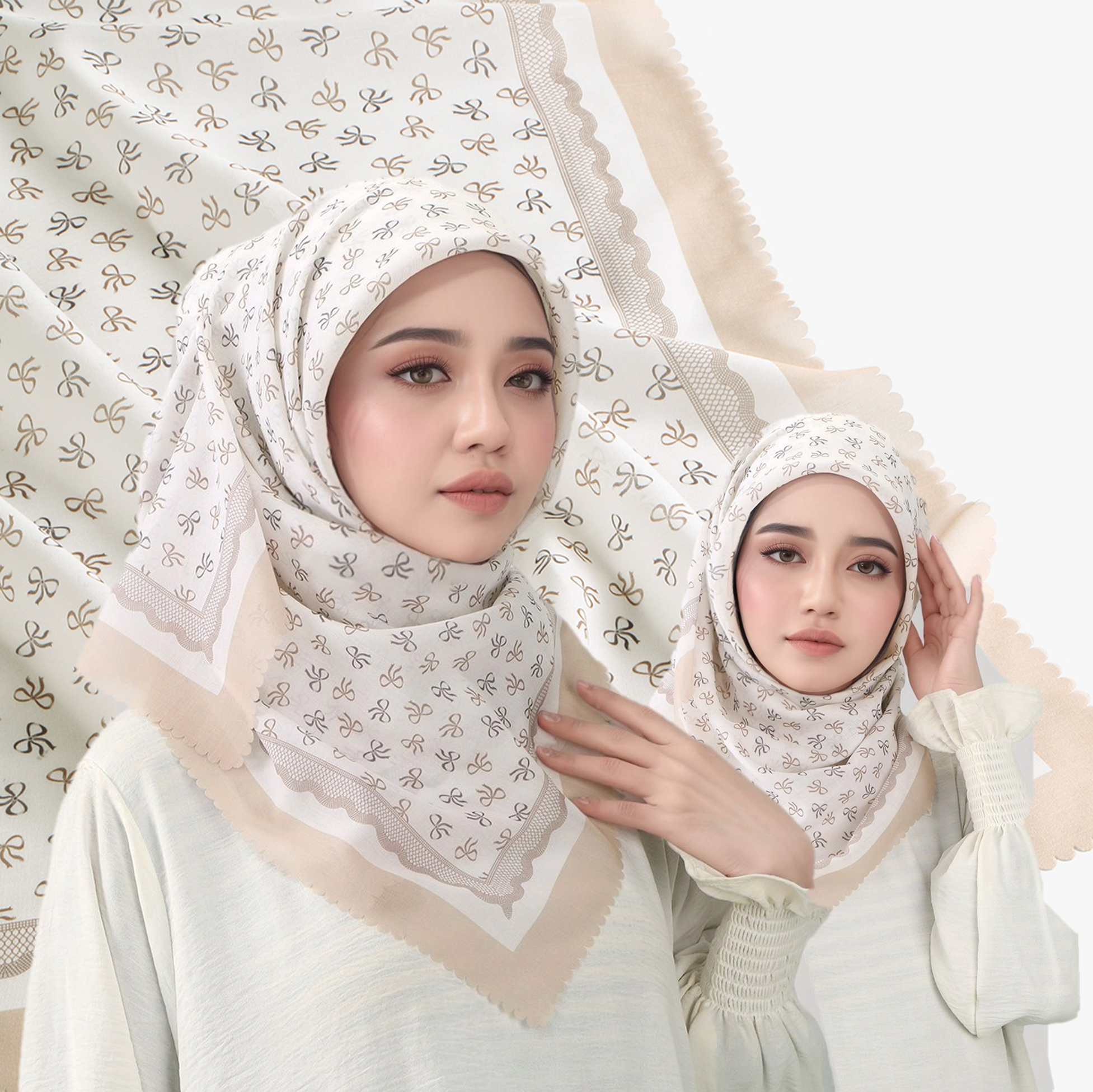 110 cm impression numérique florale musulmane Hijabs pour femmes Foulard carré Tudung malaisie populaire Premium coton Voile Foulard foulard