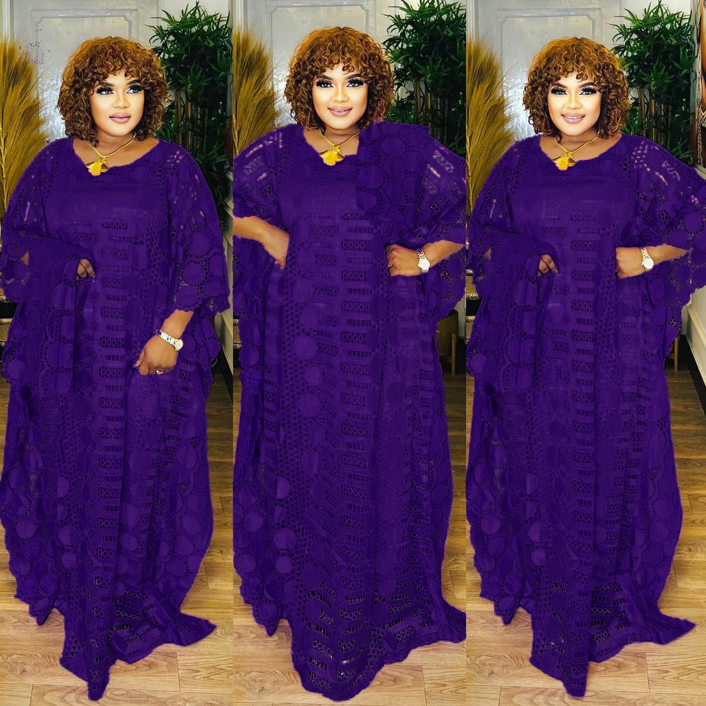 Robe africaine élégante pour femmes, Dashiki traditionnel, mode dentelle, Boubou, grande taille, robe de soirée de mariage, caftan musulman, Maxi