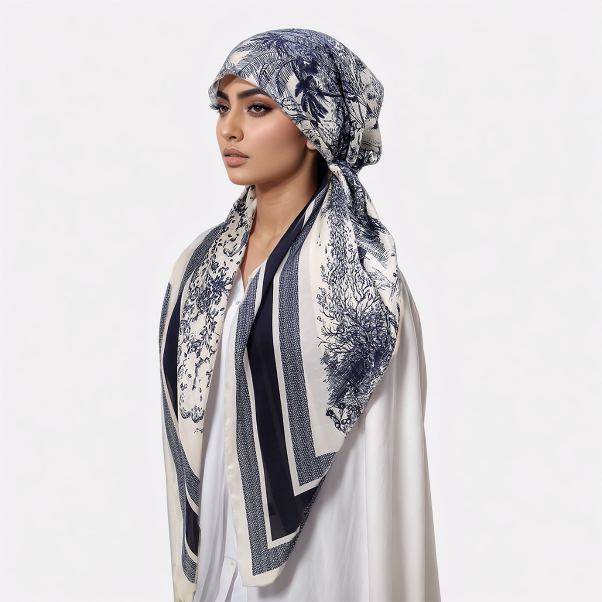 Nouveaux hijabs instantanés en satin de soie pour femmes musulmanes, écharpe imprimée, turban épais, bonnet de nuit, bonnet de cheveux en satin élastique pour femmes, Ramadan, Eid.