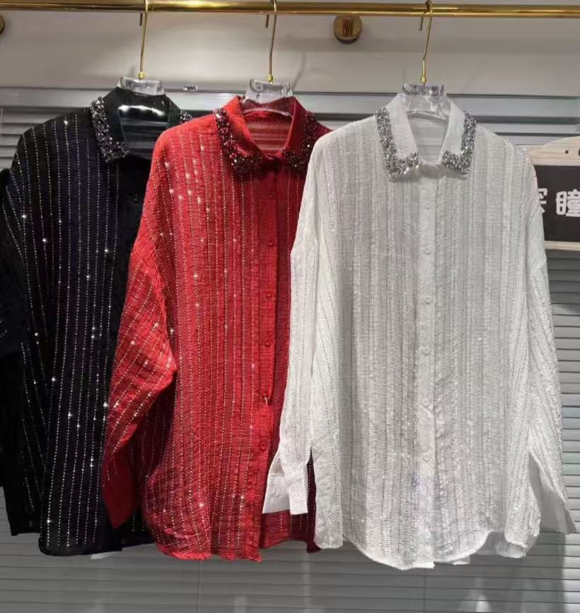 Femme vêtements automne luxe femmes chemises et chemisiers femme Blouses femme vêtements à manches longues ample décontracté haut de rue