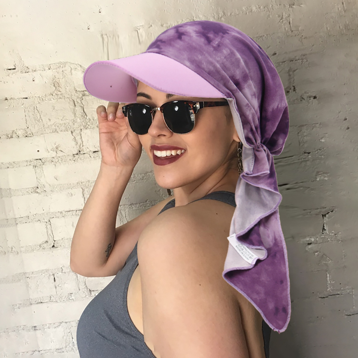 Nouveau 2026 Hijab Turban Imprimé Musulman pour Femme, Casquette de Baseball avec Visière, Chapeau de Soleil, Foulard, Bandana