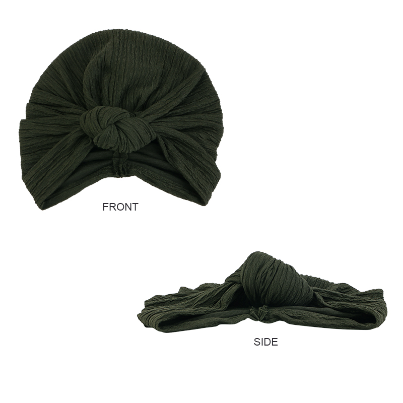 Turban à volants pour femme, bandeau torsadé noué, bonnet indien musulman, bonnet africain, bonnet de chimio, accessoires pour cheveux, nouveau