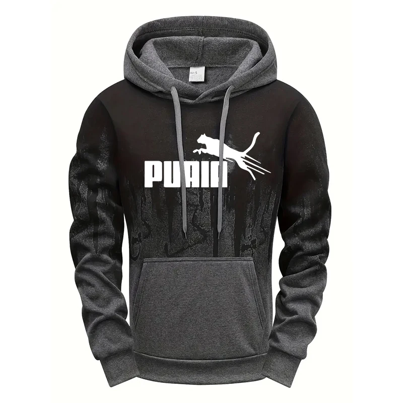 Ensemble de survêtement pour homme avec sweat à capuche et pantalon de jogging pour sports de plein air, automne-hiver, mode décontractée quotidienne