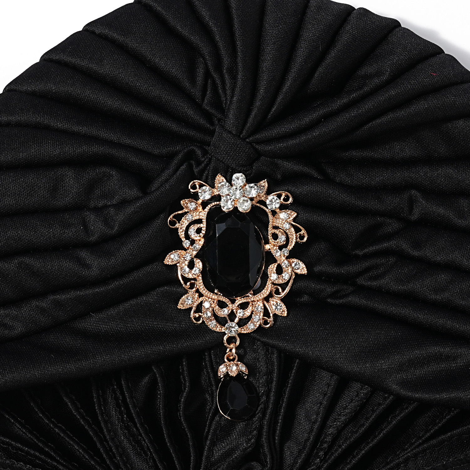 Mode musulmane femmes alliage élastique perceuse torsion noeud chapeau chimio casquette Cancer chapeau islamique Femme foulard indien chapeau bandeau Turban