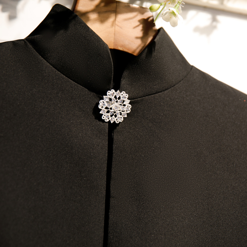 Everak-Châle en dentelle pour femme, Pashmina à pampilles dorées, crème solaire, noir, documents d'abonnés, printemps, été, R2508